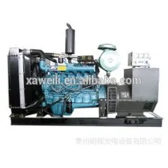 Water cooled electric start brushless 280KW diesel generator set powered by China YTO