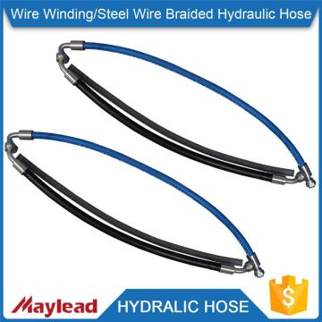 China Double Fiber Braided Expandable Rubber gas Hose pipe