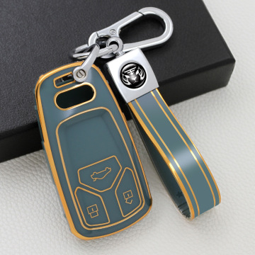 Audi A4L car key cover high-grade TPU advantage