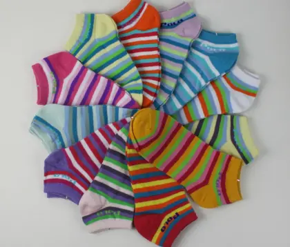 Colorful Girl Socks POLO Strip Socks Children Socks