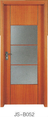 Glass Door With Wooden Frame