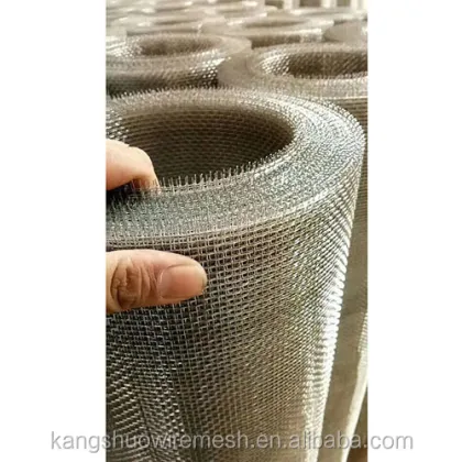 30-40 Mesh FeCrAl Woven Wire Fireproof Mesh for Fireplace Screens