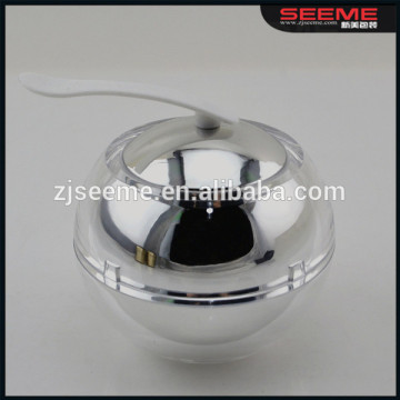 Factory sales face cream container cosmetic lotion jar sleeping mask cosmetic jar with plastic spatula
