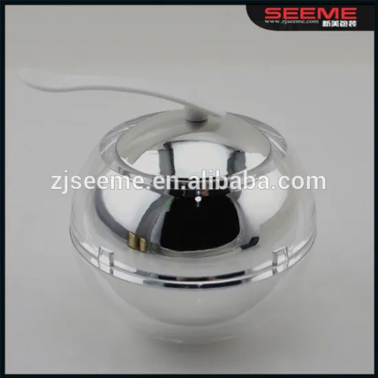 Factory sales face cream container cosmetic lotion jar sleeping mask cosmetic jar with plastic spatula