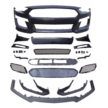 Mustang GT500 18-20 PP Material Body Kit - Front Bumper, Rear Spoiler, Side Skirts