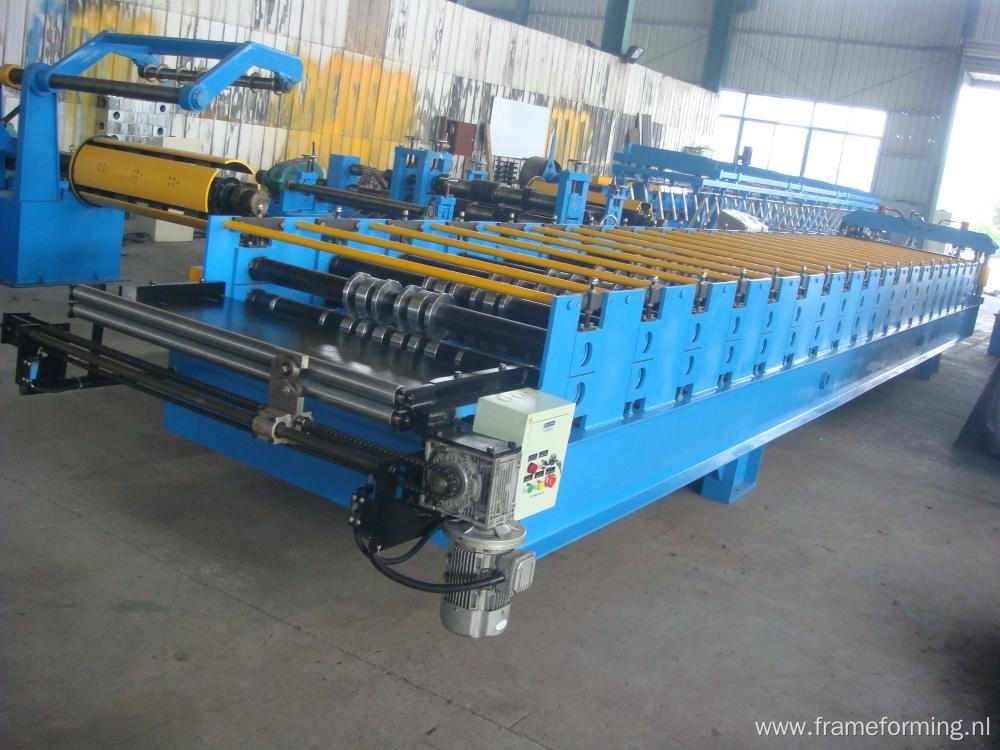 Trapezoidal Sheet Metal Machine,Zinc Roofing Roll Forming Machine