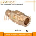 Brass Adjustable Pneumatic Silencer Throttle Valve 1/4''