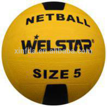 High quality custom logo printing rubber netball ball