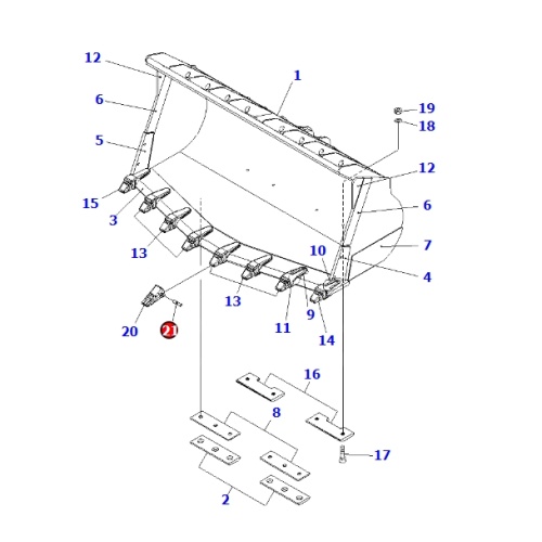 426-847-1130 PIN Suitable For Loader WA500 parts