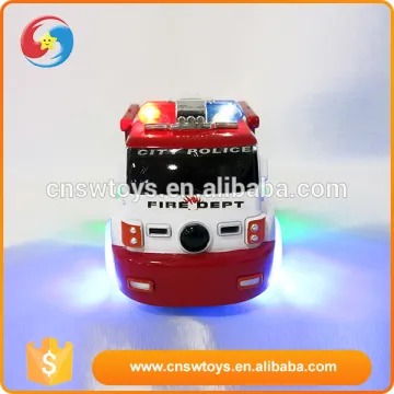 China supply high quality battery plastic fire truck toys with sounds & light