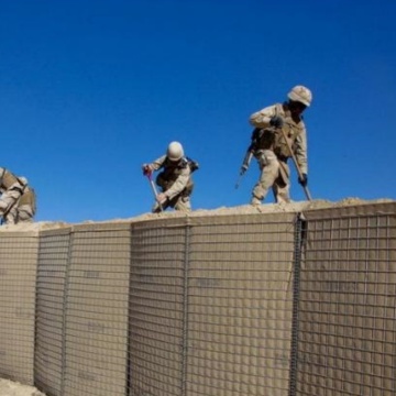 Welded Gabion Box Bastion Defensive Barrier