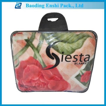 Custom made bags in china hot new products for 2015 cheap polyethylene blanket bag with logo printing