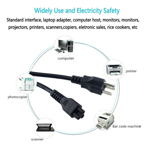 High Voltage 3 Prong C5 Power Cable