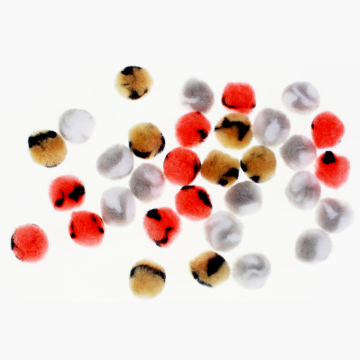 3cm polypropylene pompom assortment