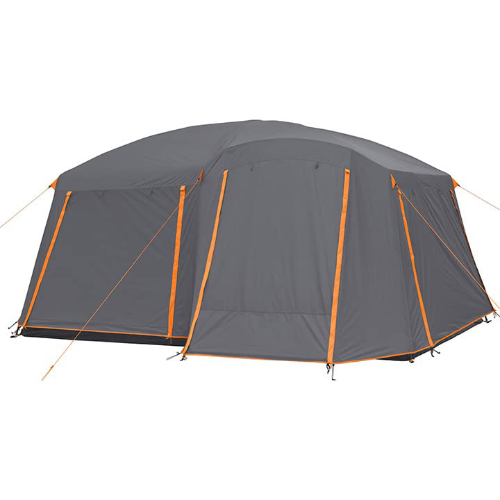 Esterno di 10 persone grigie grandi camite tenda cabina