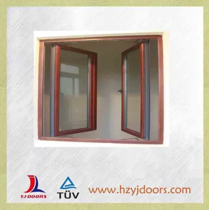 new design,factory direct sell aluminum clad wood window