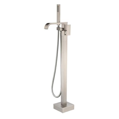 Copper High Flow Bathtub Faucet Filler with Handshower