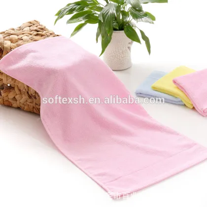 40g home environment bamboo towels,dobby solid bamboo fabric towels