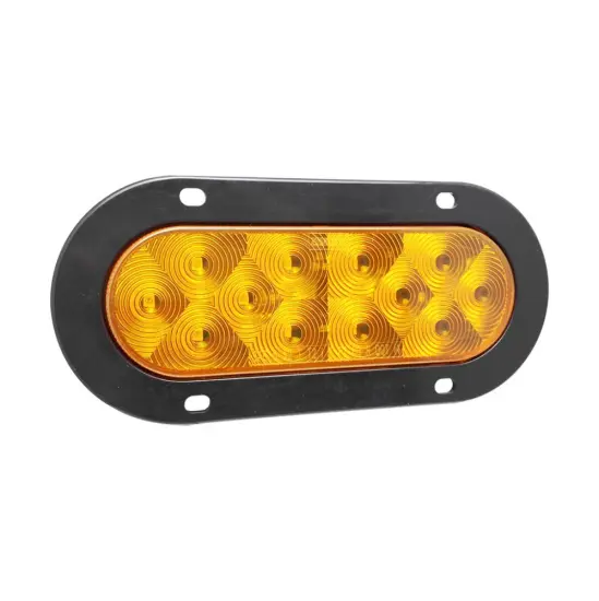 6"Oval Amber LED Truck Trailer Indicator Turn Lamps