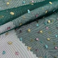 Mehrfarbiges glitzerndes Herz-Polyester-Mesh-Kleid für Mädchen