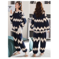 women's warm pullover plush pajamas