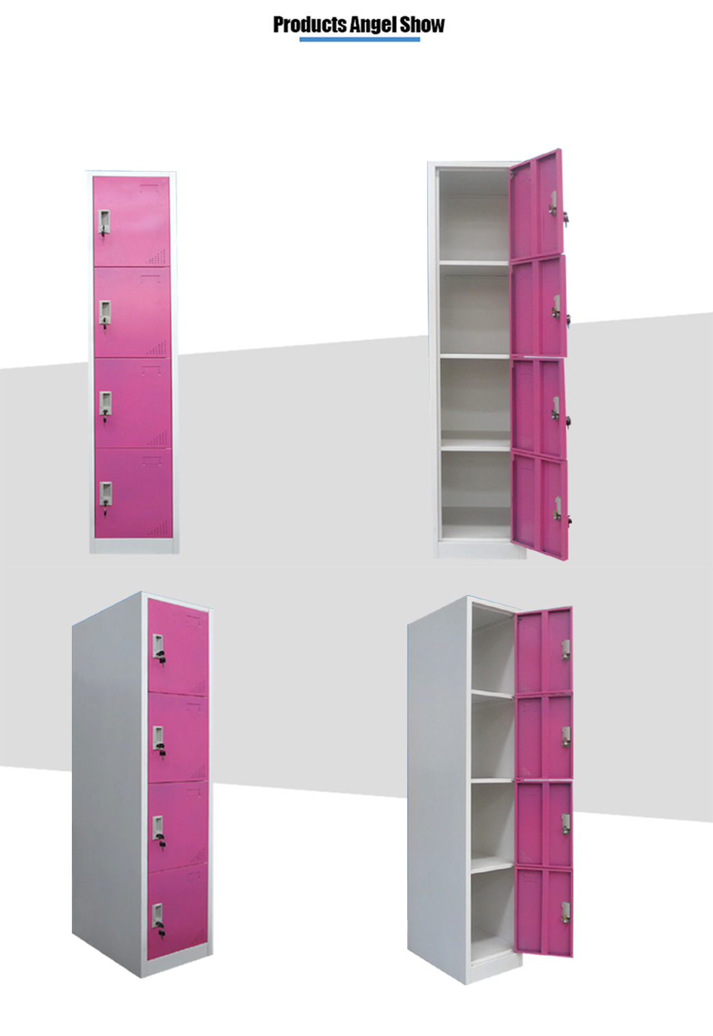 steel 4 tier wardrobe