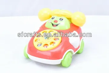 Pull line toys cartoon car for kids