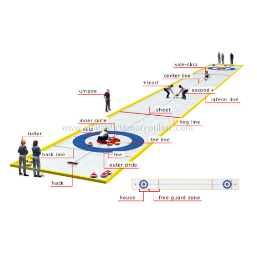 Synthetic ICE Curling Panel