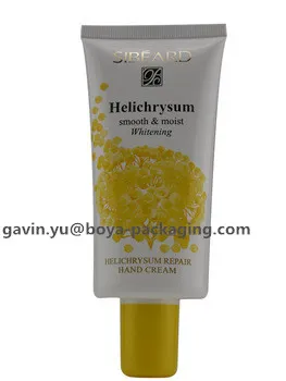 facial cleanser packaging cosmetic tube cosmetic container with long nozzle cylinder top cap