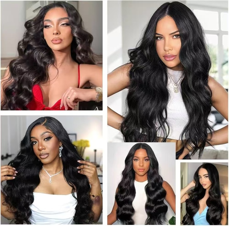 Virgin Human Hair Lace Front Wig Brazil
