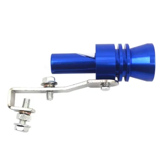 Universal Car BOV Blow Off Valve Turbo Sound Whistle Aluminum Simulator Sound Pipe Exhaust Muffler Pipe Auto Accessories