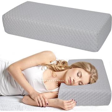 Almohada de cama de enfriamiento rectangular multifuncional gris