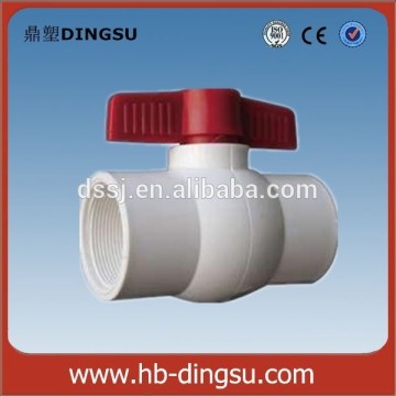 Low price white color Plastic PVC Ball Valve