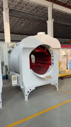 Drum sand spraying machine