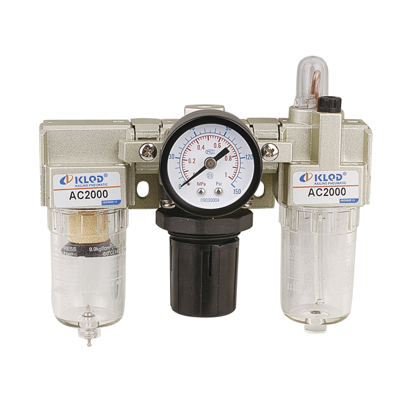 Ac Series Three-point Filter Combination Regulator Oil Lubricator Air ...