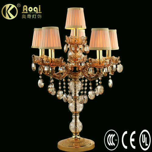 2011 Modern Design Crystal Table Lamp (AQ10403-6TG)