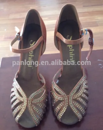 cristal zapatos baile salsa