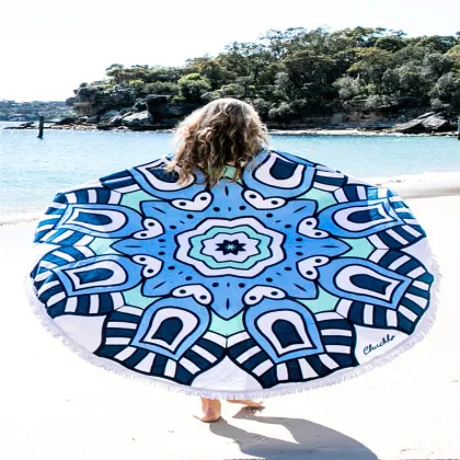 Large Thick Round Beach Towels / Towels