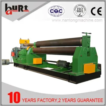 hydraulic 3 roller plate rolling machine symmetric