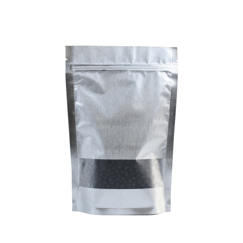 Foil Stand-Up Flat Bottom Coffee Packaging Bags With Valve