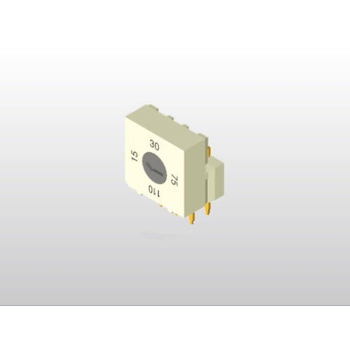 4 Langkah 10x10cm Suis DIP Rotary Coded