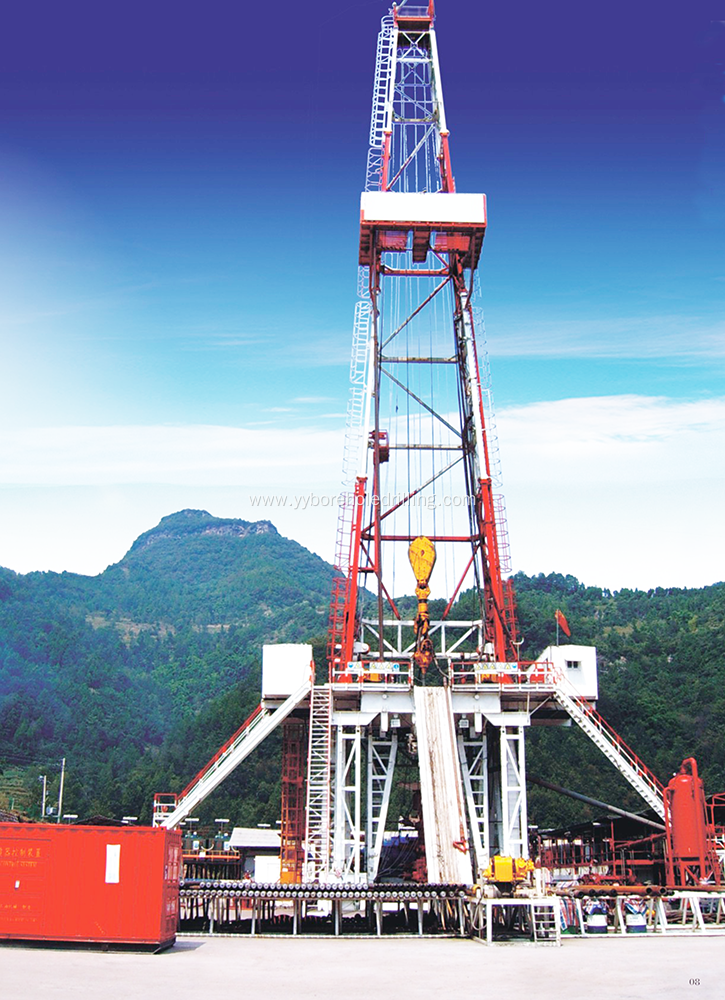 onshore land drilling rig for gas and oil