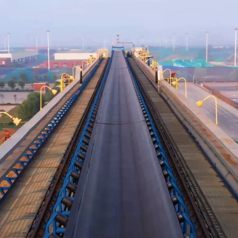 High-Performance Long-Distance Belt Conveyor for Port Bulk Cargo Transport