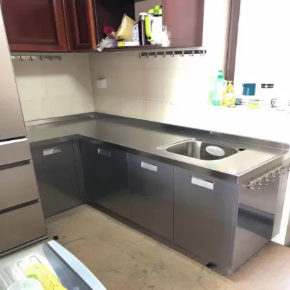 Modern Simple Design Customized Kitchen Cabinets