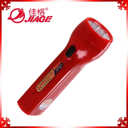 ABS plastic led rechargeable electronics torch light