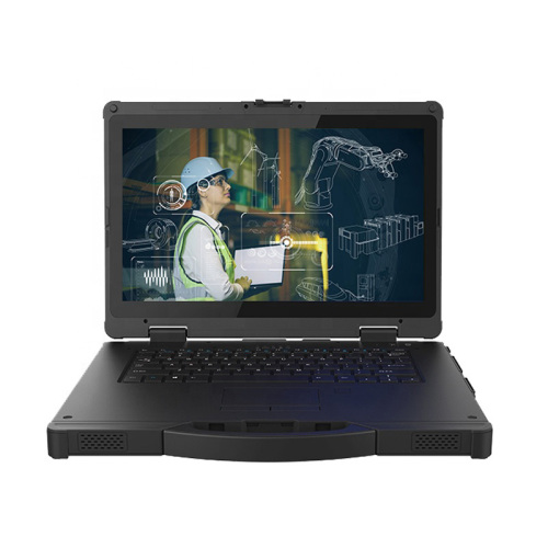 15.6 inisi Fully Rugged Laptop Military Portable Computer