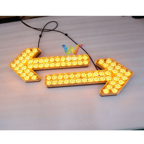 truck mounted LED yellow flashing traffic arrow light