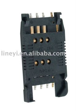 SIM Card Connector with detective pin