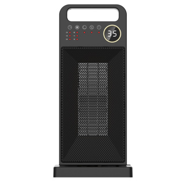 2000W Touch Screen PTC Remote Control Household Vertical Shaker Head Electric Fan Heater