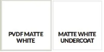 PVDF Matte White 2mmThick Aluminum Sheet Plate